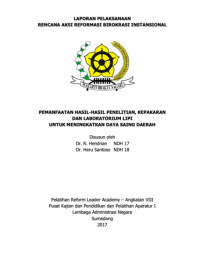 Pemanfaatan Hasil-Hasil Penelitian, Kepakaran, dan Laboratorium LIPI untuk Meningkatkan Daya Saing Daerah