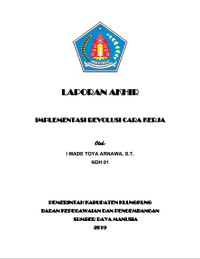 Jumat Berdikari; Penganggaran Belanja Yang Akan Menjadi Aset Tetap