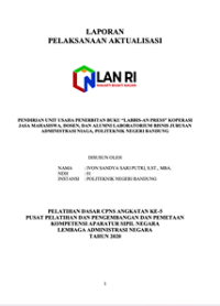 Pendirian Unit Usaha Penerbitan Buku Labbis-An Press Koperasi Jasa Mahasiswa, Dosen, Dan Alumni Laboratorium Bisnis Jurusan Administrasi Niaga, Politeknik Negeri Bandung