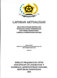 Laporan Aktualisasi Nilai-Nilai Dasar Profesi ASN di LAN Bandung