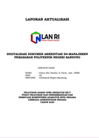 Digitalisasi Dokumen Akreditasi D4-Manajemen Pemasaran Politeknik Negeri Bandung (TERBAIK 1)