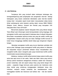 Rempug Desa; Strategi Penanganan Konflik Sosial Berbasis Kearifan Lokal Di Kabupaten Bima (Badan Kesatuan Bangsa dan Politik Kabupaten Bima)