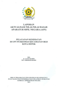 Pelayanan Kesehatan di UPT Puskesmas Kecamatan Beji Kota Depok (Terbaik)