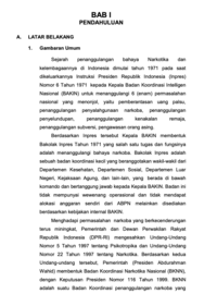 Membangun Sinergitas Antara BNN Dengan Sektor Perbankan Dalam Pemberdayaan Penggiat Anti Narkoba (Badan Narkotika Nasional)