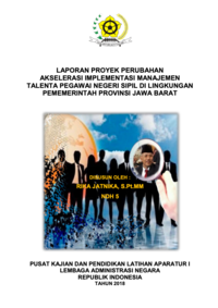 Akselerasi Implementasi Manajemen Talenta Pegawai Negeri Sipil (Badan Kepegawaian Daerah Provinsi Jawa Barat)