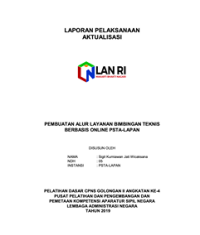Pembuatan Alur Layanan Bimbingan Teknis Berbasis Online PSTA-Lapan (LAPAN)
