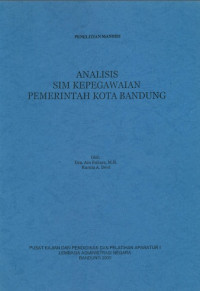 Analisis SIM Kepegawaian Pemerintah Kota Bandung
