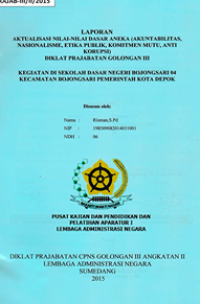 Nilai-Nilai Dasar Aneka di SDN Bojong Sari 4