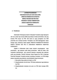 Orientasi Peningkatan Kapasitas Kinerja Pegawai Non PNS Pada Perangkat Daerah Pemerintahan Daerah (BKPSDM Kabupaten Purwakarta)