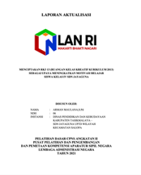 Menciptakan RK3 13 (Ruangan Kelas Kreatif Kurikulum 2013) Sebagai Upaya Meningkatkan Motivasi Belajar Siswa Kelas IV SDN Jayaguna Kabupaten Tasikmalaya