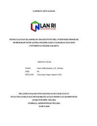 Pendataan Dan Klasifikasi Tracer Study (PKL Internship Program) Di Program Studi Sastra Inggris Fakultas Bahasa Dan Seni Universitas Negeri Jakarta