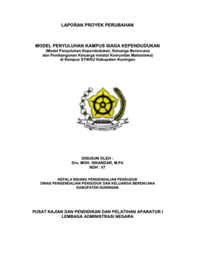 Model Penyuluhan Kampus Siaga Kependudukan (Model Penyuluhan Kependudukan, Keluarga Berencana dan Pembangunan Keluarga melalui Komunitas Mahasiswa) di Kampus STIKKU (Dinas Pengendalian Penduduk dan Keluarga Berencana Kabupaten Kuningan)