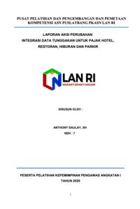 Integrasi Data Tunggakan Untuk Pajak Hotel, Restoran, Hiburan Dan Parkir (Badan Pengelolaan Pendapatan Daerah Kota Bandung)