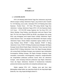 Sistem Informasi Presensi Dosen Mengajar (SIPDos) STIA LAN Bandung