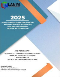 Pemberdayaan Remaja Dalam Mengatasi Masalah Sosial di Kecamatan Bogor Tengah Melalui Program Sekolah Djuara (Sekretaris Kecamatan Bogor Tengah)