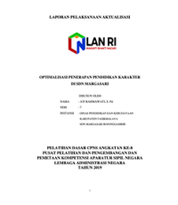 Optimalisasi Penerapan Pendidikan Karakter Di SDN Margasari Kabupaten Tasikmalaya
