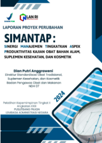 SIMANTAP (Sinergi Manajemen Tingkatkan Aspek Produktivitas Obat Bahan Alam, Suplemen Kesehatan Dan Kosmetik) pada Badan POM
