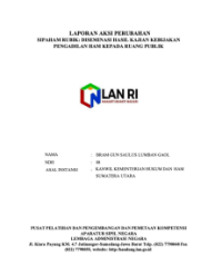 SIPAHAM RUBIK; Diseminasi Hasil Kajian Kebijakan Pengadilan HAM kepada Ruang Publik Kantor Wilayah Sumatera Utara Kementerian Hukum dan Hak Asasi Manusia