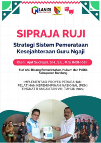 Strategi Pemerataan Kesejahteraan Guru Ngaji Melalui Staf Ahli Pemerintahan Hukum dan Politik Kabupaten Bandung Sesuai Amanat Perbup No. 51 Tahun 2021