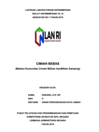 Cimahi Bebas (Melalui Komunitas Cimahi Bebas Hambatan Samping) (Dinas Perhubungan Kota Cimahi)