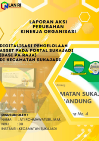 Digitalisasi Pengelolaan Asset Pada Portal Sukajadi (Dasi Pa Raja) Kecamatan Sukajadi Kota Bandung