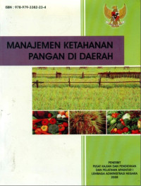 Manajemen Ketahanan Pangan Di Daerah