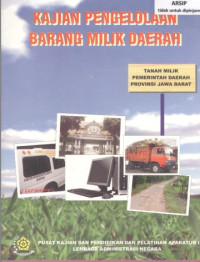 Kajian Pengelolaan Barang Milik Daerah