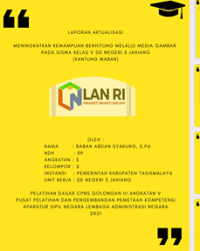 Meningkatkan Kemampuan Berhitung Melalui Media Gambar Pada Siswa Kelas V SD Negeri 3 Jahiang Kabupaten Tasikmalaya