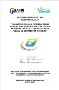 GO SATU (Gerakan Cicendo Bebas Sampah dan Tertib Sepuluh) Dalam Peningkatan Kualitas Pelayanan Publik Publik di Kecamatan Cicendo Kota Bandung