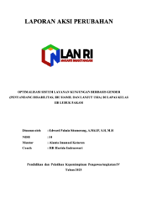 Optimalisasi Sistem Layanan Kunjungan Berbasis Gender (Penyandang Disabilitas, Ibu Hamil dan Lanjut Usia) di Lapas Kelas IIB Lubuk Pakam Kantor Wilayah Sumatera Utara Kementerian Hukum dan Hak Asasi Manusia