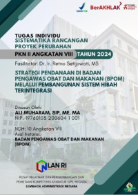 Strategi Pendanaan di Badan Pengawas Obat dan Makanan (BPOM) Melalui Pembangunan Sistem Hibab Terintegrasi