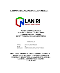 Peningkatan Kompetensi Pengawas Menelan Obat (PMO) TB Paru Di UPT Puskesmas Parungponteng Kabupaten Tasikmalaya