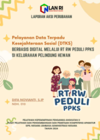 Pelayanan Data Terpadu Kesejahteraan Sosial (DTKS) Berbasis Digital Mellui RTRW Peduli PPKS di Kelurahan Pelindung Hewan Kota Bandung