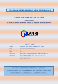 Sistem Pemilihan Pegawai Teladan (Teman Gala) di Rumah Sakit Khusus Gigi dan Mulut (RSKGM) Dinas Kesehatan Kota Bandung