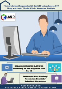 Sistem Informasi Pengambilan KK Dan KTP Serta Pelaporan KTP Hilang Atau Rusak Melalui Website Kecamatan Buahbatu Kota Bandung