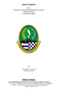 Pelayanan Penyandang Masalah Melalui Layanan Halo Sosial Jabar (HUNTING NUMBER)