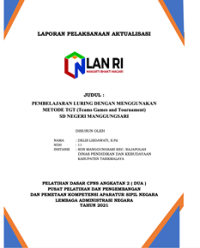 Pembelajaran Luring Dengan Menggunakan Metode TGT (Teams Games And Tournament) SDN Manggungsari Kabupaten Tasikmalaya