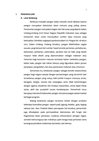 Akselerasi Data Peta Ketahanan Dan Kerentanan Pangan Melalui Sistem Informasi Ketahanan Pangan Yang Efisien dan Terpadu (SIKETAN EDU) Pada Dinas Pangan dan Pertanian Kita Cimahi