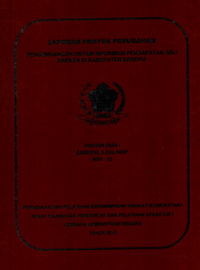 Pengembangan Sistem Informasi Pendapatan Asli Darah di Kabupaten Bangka (Dinas Pendapatan Pengelolaan Keuangan dan Aset Daerah - DPPKAD)