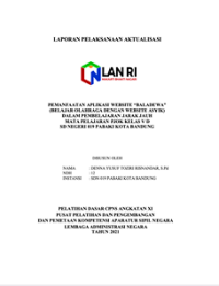 Pemanfaatan Aplikasi Website BALADEWA (Belajar Olahraga Dengan Website Asyik) Dalam Pembelajaran Jarak Jauh Mata Pelajaran PJOK Kelas VD SD Negeri 019 Pabaki Kota Bandung