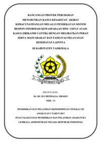 Menurunkan Kasus Kesakitan Akibat Keracunan Pangan Melalui Pendekatan Sistem Respon Informasi Kewaspadaan Dini Cepat Atasi Kasus (Srikandi Cantik) Melibatkan Peran Serta Masyarakat Dan Fasilitas Kesehatan Lainnya Di Dinas Kesehatan Kabupaten Tasikmalaya (TERBAIK)