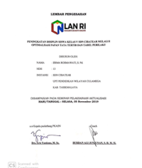 Peningkatan Disiplin Siswa Kelas V SDN Cibatear Melalui Optimalisasi Papan Tata Tertib Dan Tabel Prilaku Siswa (Dinas Pendidikan dan Kebudayaan Kabupaten Tasikmalaya)