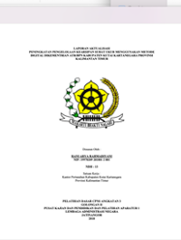 Peningkatan Pengelolaan Kearsipan Surat Ukur Menggunakan Metode Digital Di Kementerian ATR/BPN Kabupaten Kutai Kartanegara Provinsi Kalimantan Timur (Kementerian Agraria dan Tata Ruang/Badan Pertanahan Nasional)