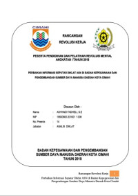 Perbaikan Informasi Seputar Diklat ASN Di Badan Kepegawaian Dan Pengembangan Sumber Daya Manusia Daerah Kota Cimahi (BKPSDM Kota Cimahi)