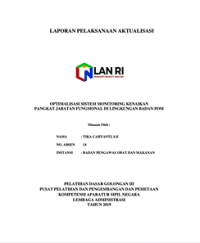 Optimalisasi Sistem Monitoring Kenaikan Pangkat Jabatan Fungsional Di Lingkungan Badan POM (BPOM)