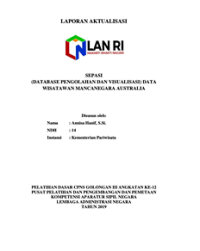 Sepasi (Database Pengolahan Dan Visualisasi) Data Wisatawan Mancanegara Australia (Kementerian Pariwisata) (TERBAIK 2)