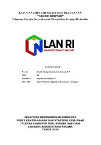 PAGER KERTAS (Pelayanan Akseptor Bergerak Untuk Mewujudkan Keluarga Berkualitas) UPTD Pelayanan DPPKBP3A Kecamatan Cipongkor