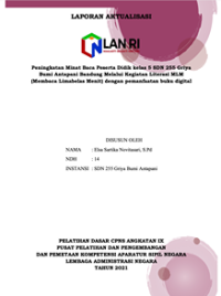 Peningkatan Minat Baca Peserta Didik kelas 5 SDN 255 Griya Bumi Antapani Bandung Melalui Kegiatan Literasi MLM (Membaca Limabelas Menit) dengan Pemanfaatan Buku Digital