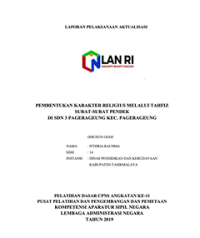 Pembentukan Karakter Religius Melalui Tahfiz Surat-Surat Pendek Dinas Pendidikan Dan Kebudayaan Kabupaten Tasikmalaya