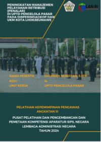Peningkatan Manajemen Pelayanan Retribusi (PENALAR) Di UPTD Pengelola Pasar Pada Dinas Perindustrian, Perdagangan, Koperasi dan UKM Kota Lhokseumawe